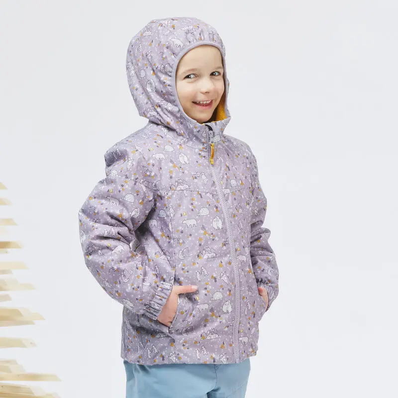 Abrigo De Montaña Y Nieve Impermeable Niños 2-6 Años Quechua SH100 X-warm Rosa - Imagen 3