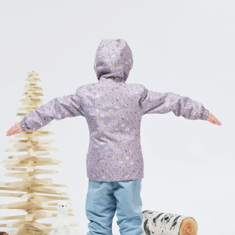 Abrigo De Montaña Y Nieve Impermeable Niños 2-6 Años Quechua SH100 X-warm Rosa - Imagen 4