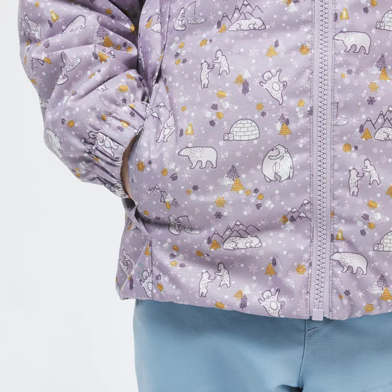 Abrigo De Montaña Y Nieve Impermeable Niños 2-6 Años Quechua SH100 X-warm Rosa - Imagen 5