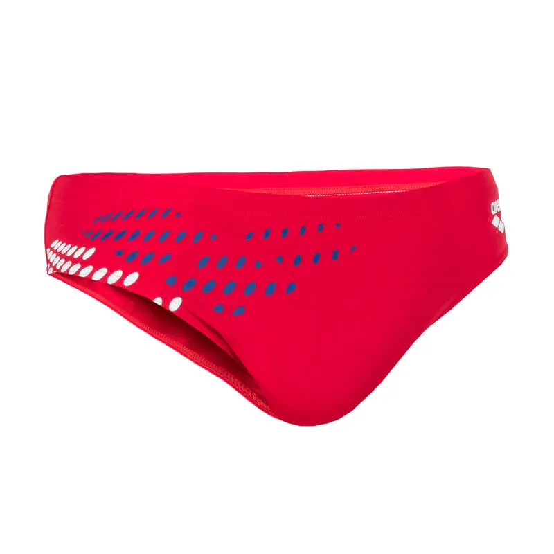 Bañador Hombre Natación Arena Slip Rojo Brief - Imagen 4