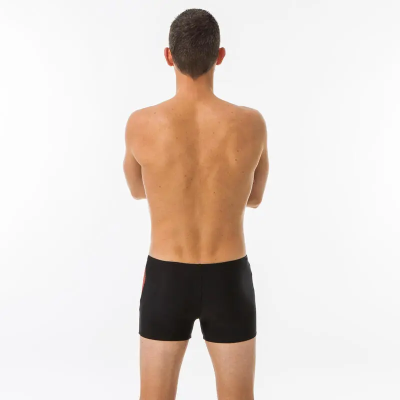 Bañador Hombre Natación Speedo Bóxer Negro Rojo - Imagen 2