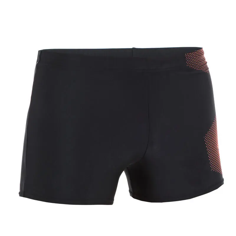 Bañador Hombre Natación Speedo Bóxer Negro Rojo - Imagen 4