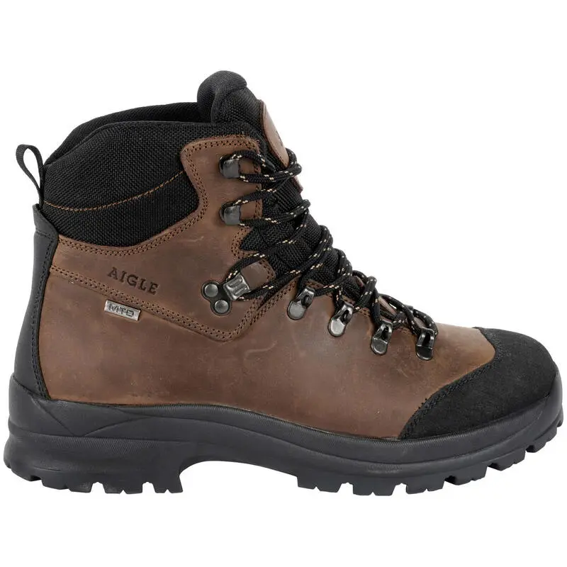 Botas Caza Aigle Fleshside Mtd Hombre Impermeable Reforzada Marron - Imagen 4