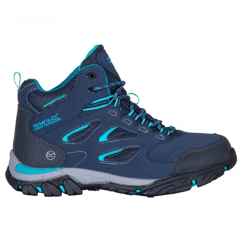 Regatta Botas De Senderismo Holcombe IEP Para Mujer Marino/Azul Azure - Imagen 2