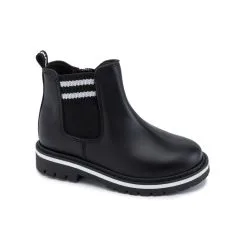 Botines De Senderismo De Piel De Niña PABLOSKY En Negro