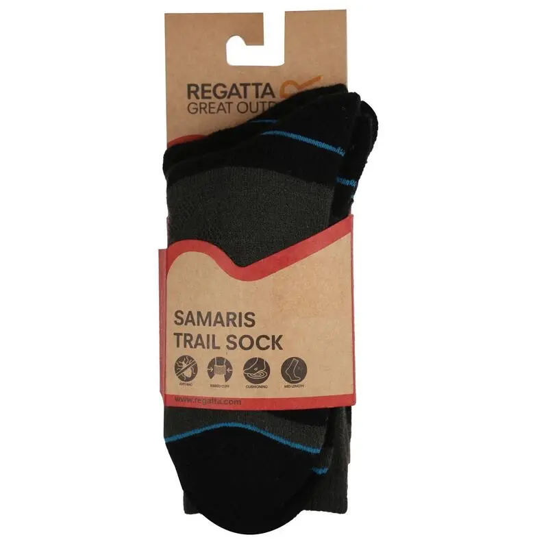 Regatta Calcetines Para Botas De Agua Blister Protection II Para Mujer Negro, Ceniza - Imagen 2