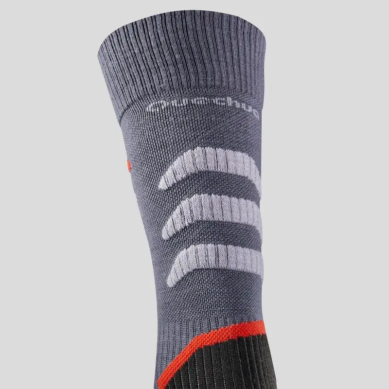 Calcetines Térmicos De Trekking Y Montaña Adulto Quechua SH920 Warm Gris 2 Pares - Imagen 4