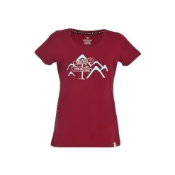 GIPFELGLÜCK Camiseta De Exterior Para Mujeres, Algodón Orgánico