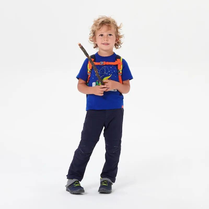 Camiseta De Montaña Y Trekking Manga Corta Niños 2-6 Años Quechua MH100 - Imagen 3