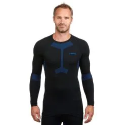 Camiseta Térmica Interior De Esquí Y Nieve Hombre Wedze Ski 580 Negro