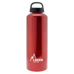 CANTIMPLORA BOTELLA ALUMINIO CAMPING LAKEN CLASSIC 1 L ROJO