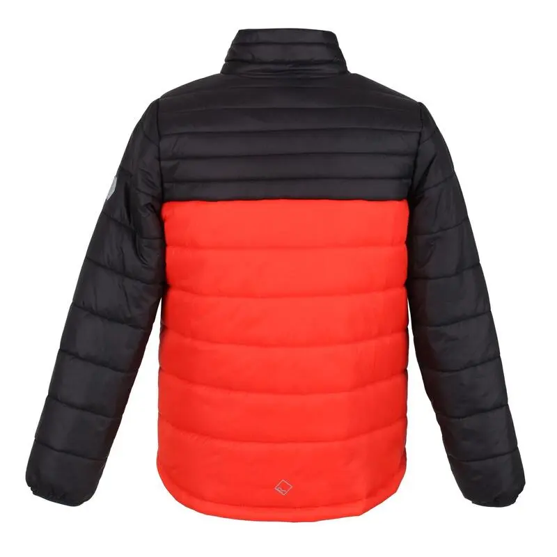 Regatta Chaqueta Acolchada Freezeway III Para Niños/Niñas Naranja Cajún, Negro - Imagen 2