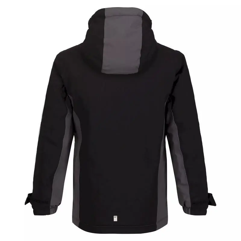Regatta Chaqueta Acolchada Highton III Para Niños/Niñas Negro, Gris Oscuro - Imagen 2