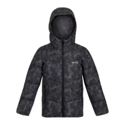Regatta Chaqueta Acolchada Lofthouse VI Impreso De Aislado Para Niños/Niñas Gris Oscuro