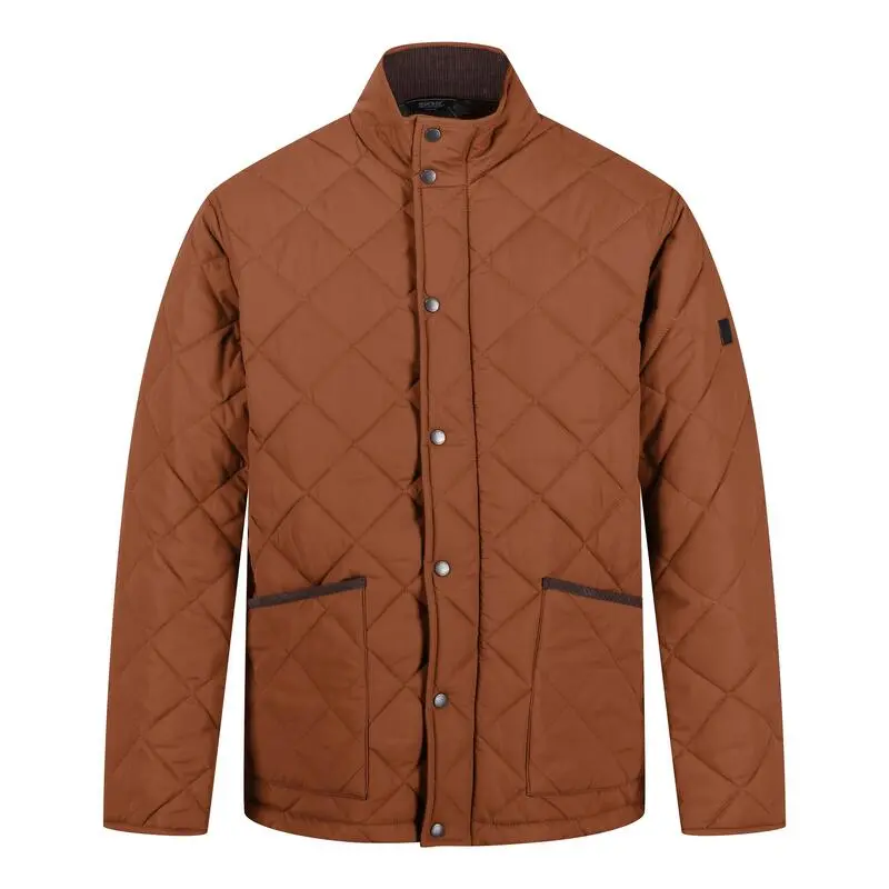 Regatta Chaqueta Aislante Londyn De Acolchado Para Hombre Naranja Puro Radiante
