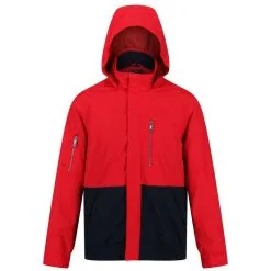 Regatta Chaqueta Bomber Feelding Color Sólido Para Hombre Rojo Real, Marino