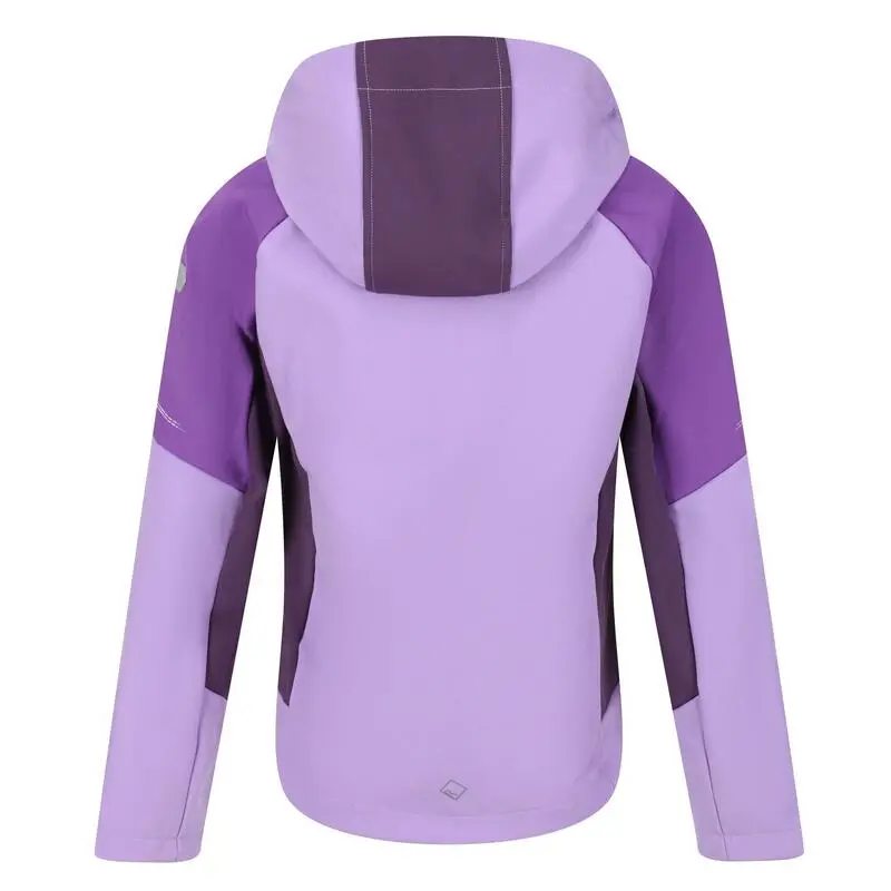 Regatta Chaqueta Eastcott De Softshell Para Niños/Niñas Púrpura Zafiro - Imagen 2