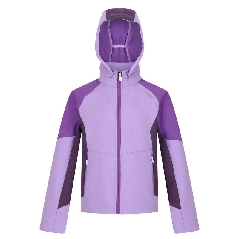 Regatta Chaqueta Eastcott De Softshell Para Niños/Niñas Púrpura Zafiro