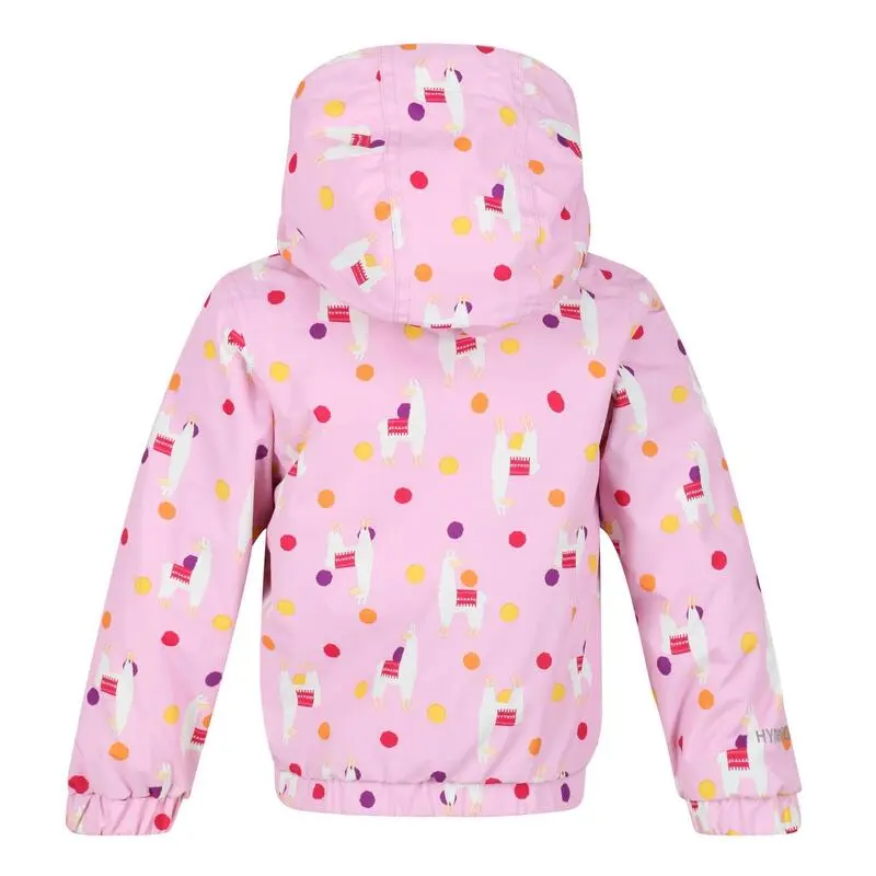 Regatta Chaqueta Impermeable Akiva Llama Para Niños/Niñas Lila Dulce - Imagen 2