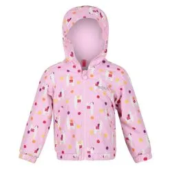 Regatta Chaqueta Impermeable Akiva Llama Para Niños/Niñas Lila Dulce