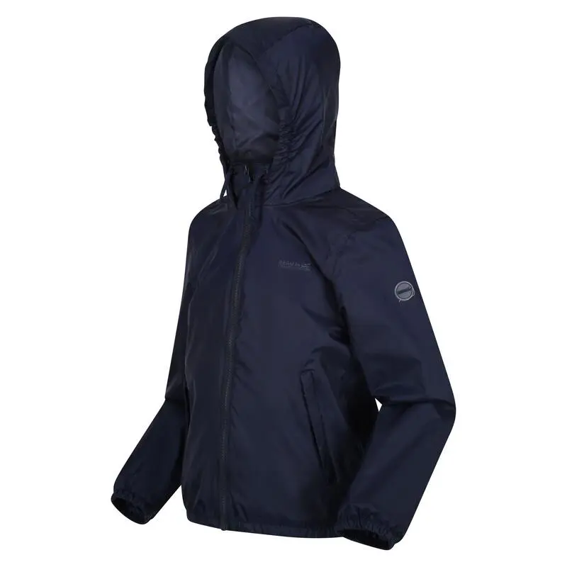 Regatta Chaqueta Impermeable Catkin Para Niños/Niñas Marino - Imagen 4