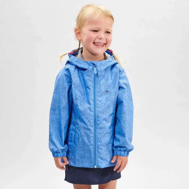 Chaqueta Impermeable De Montaña Y Trekking NIños 2-6 Años Quechua MH500 Azul - Imagen 6