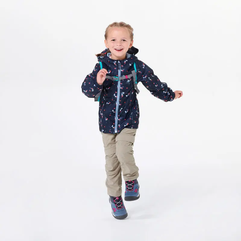 Chaqueta Impermeable De Montaña Y Trekking NIños 2-6 Años Quechua MH500 Azul - Imagen 3
