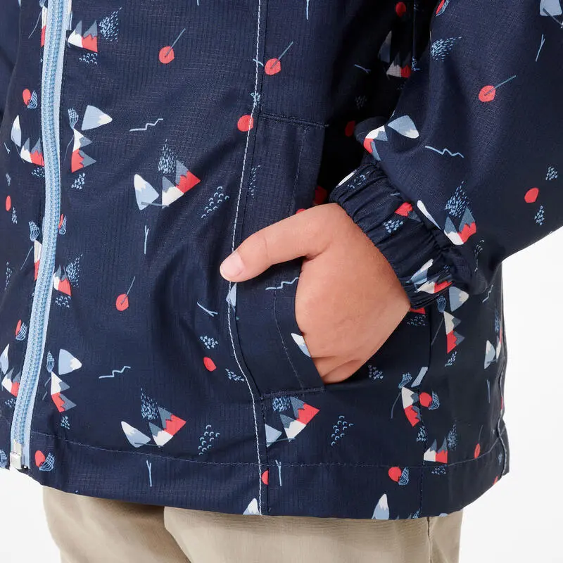 Chaqueta Impermeable De Montaña Y Trekking NIños 2-6 Años Quechua MH500 Azul - Imagen 5