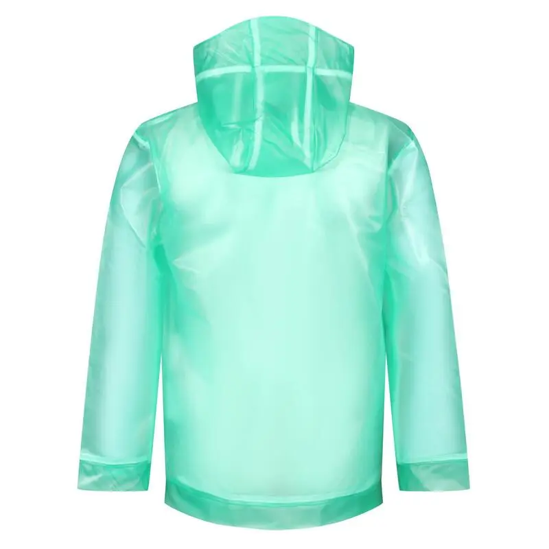 Regatta Chaqueta Impermeable Hallow Transparente Para Niños/Niñas Verde Hielo - Imagen 2