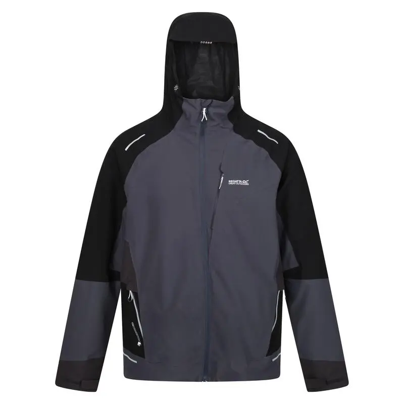 Regatta Chaqueta Impermeable Highton Pro Para Hombre Kiwi Llamativo, Verde Pacífico - Imagen 6