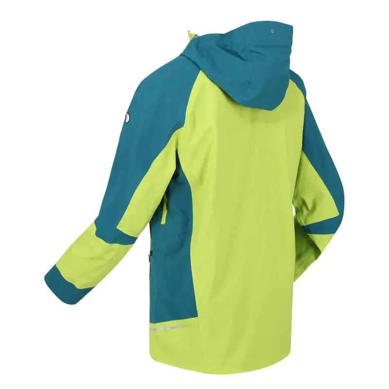 Regatta Chaqueta Impermeable Highton Pro Para Hombre Kiwi Llamativo, Verde Pacífico - Imagen 3