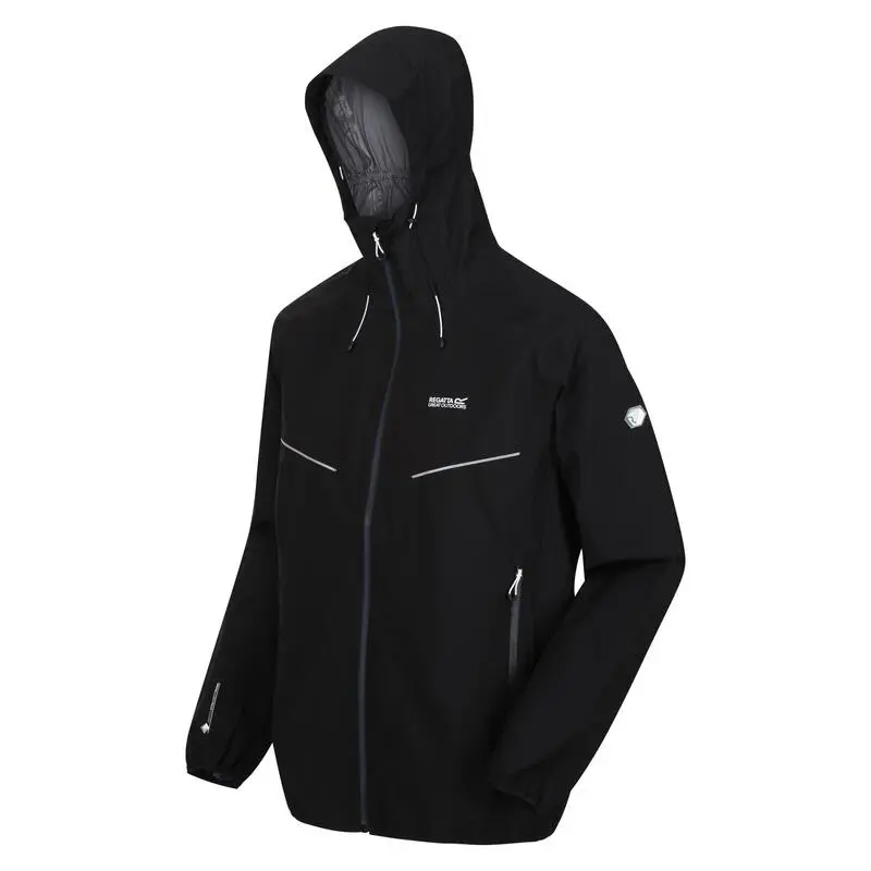 Regatta Chaqueta Impermeable Imber VII Para Hombre Negro - Imagen 2
