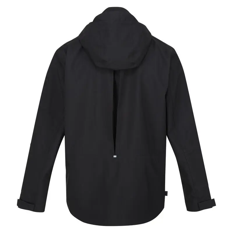 Regatta Chaqueta Impermeable Makai Para Hombre Negro - Imagen 2