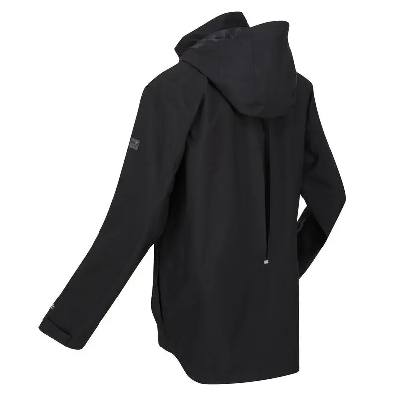 Regatta Chaqueta Impermeable Makai Para Hombre Negro - Imagen 4