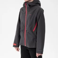 Quechua Chaqueta Impermeable Montaña Y Trekking NIños 7-15 Años MH550 Gris