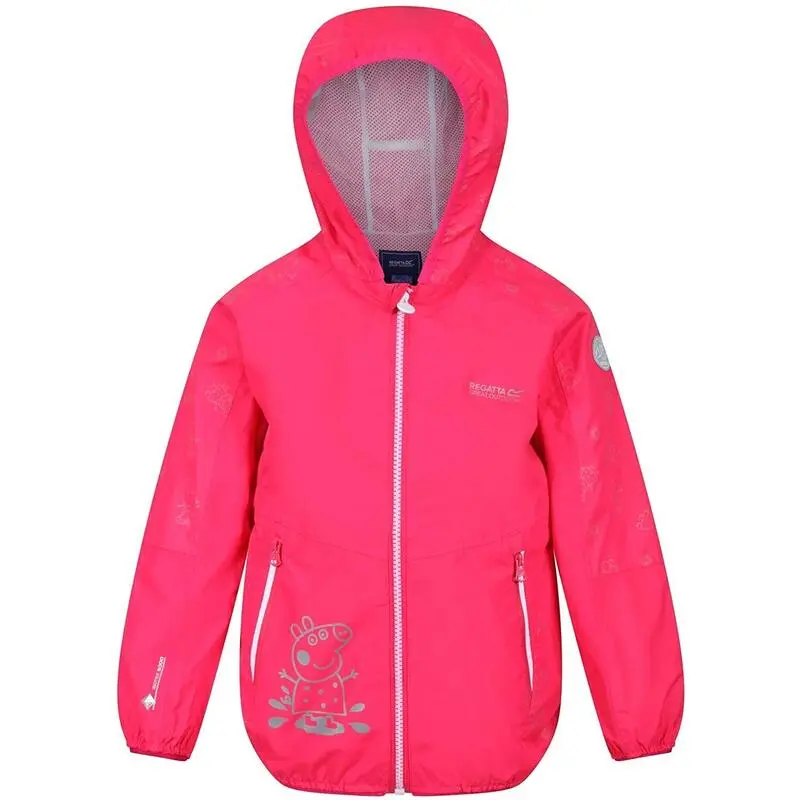 Regatta Chaqueta Impermeable Para Niños/Niñas Azul Oxford - Imagen 6