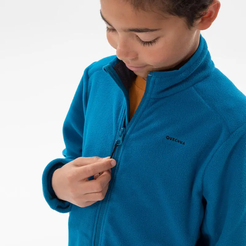 Chaqueta Polar De Montaña Y Trekking Niños 7-15 Años Quechua MH150 Azul - Imagen 3