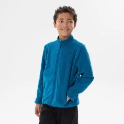 Chaqueta Polar De Montaña Y Trekking Niños 7-15 Años Quechua MH150 Azul