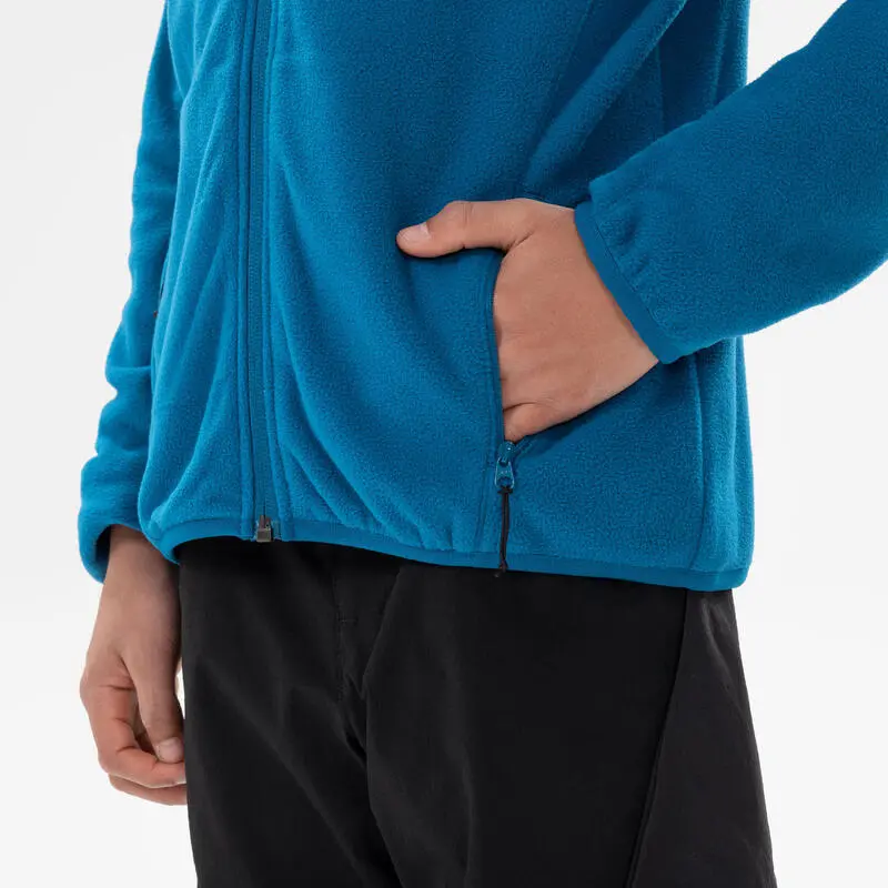 Chaqueta Polar De Montaña Y Trekking Niños 7-15 Años Quechua MH150 Azul - Imagen 4