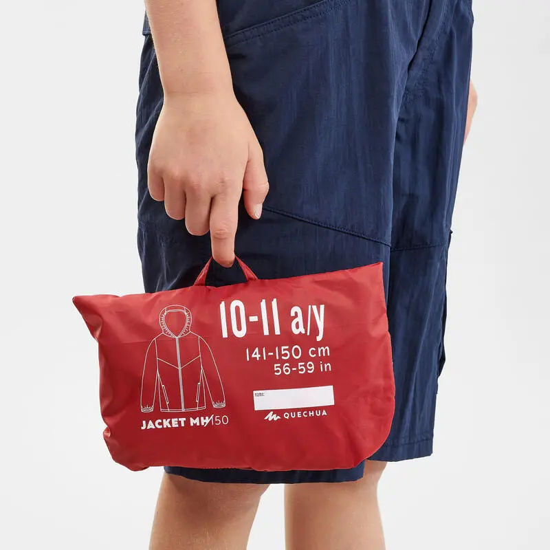 Chubasquero De Montaña Y Trekking Niños 7-15 Años Quechua MH150 - Imagen 5