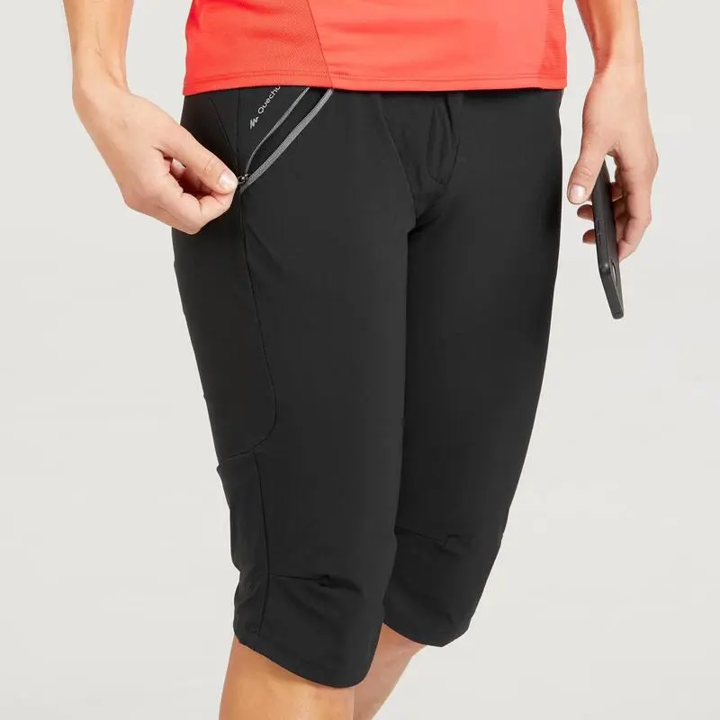 Corsario De Montaña Y Trekking Mujer Quechua MH500 Negro - Imagen 4