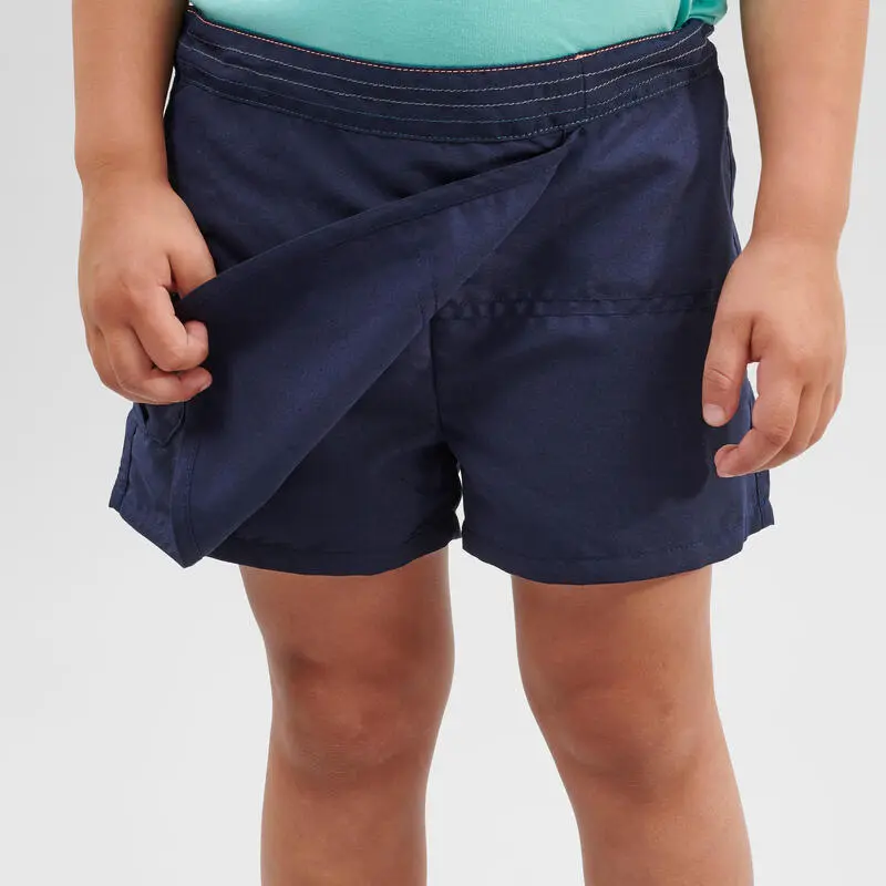 Falda Pantalón De Montaña Y Trekking Niños 2-6 Años Quechua MH100 Azul Marino - Imagen 3