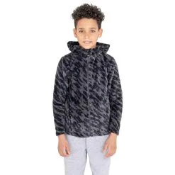 Dare 2b Forro Polar Gambol Impresión De Fragmentos Para Niños/Niñas Negro