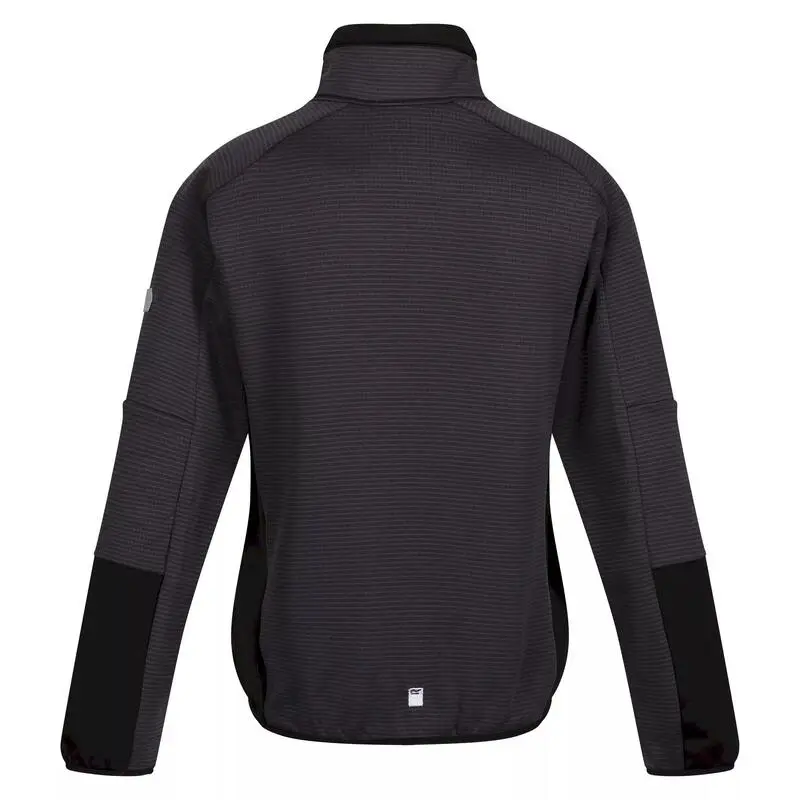 Regatta Forro Polar Highton III Para Niños/Niñas Gris Oscuro, Negro - Imagen 2