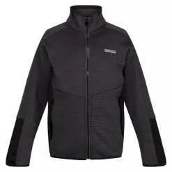 Regatta Forro Polar Highton III Para Niños/Niñas Gris Oscuro, Negro