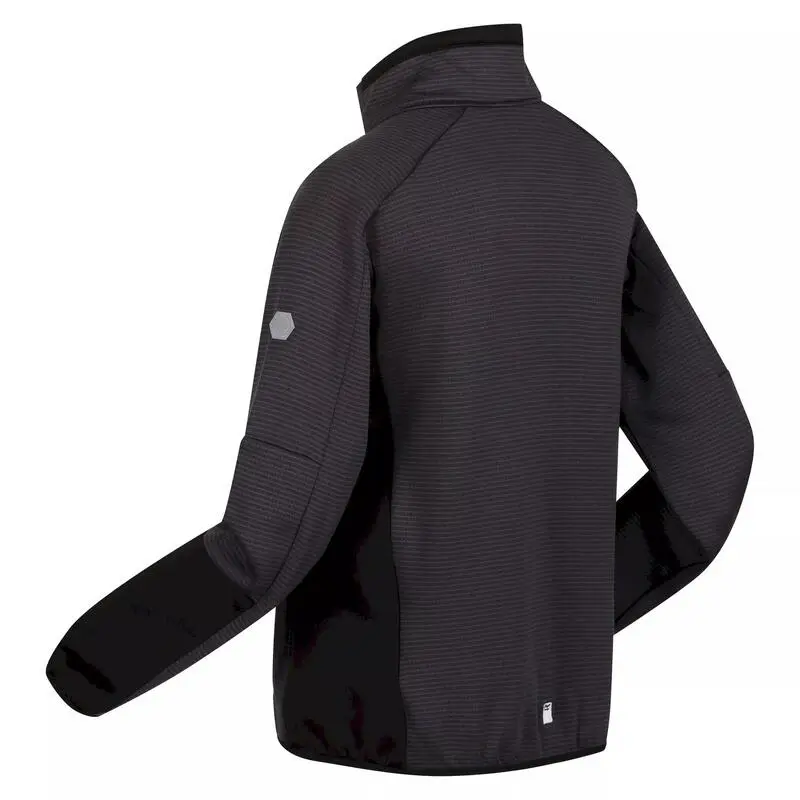 Regatta Forro Polar Highton III Para Niños/Niñas Gris Oscuro, Negro - Imagen 4