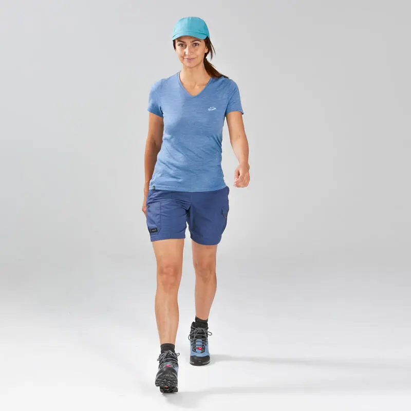 Forclaz Gorra De Trekking Viaje Travel100 Turquesa - Imagen 4