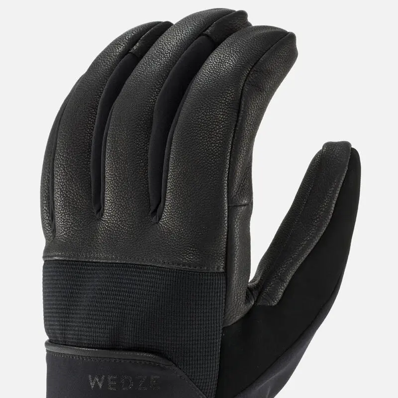 WEDZE GUANTES DE ESQUÍ ADULTO CÁLIDOS E IMPERMEABLES - 550 NEGRO - Imagen 4