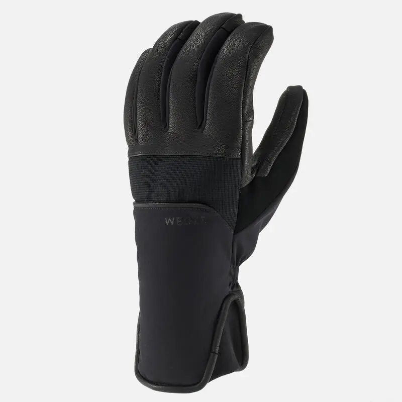 WEDZE GUANTES DE ESQUÍ ADULTO CÁLIDOS E IMPERMEABLES - 550 NEGRO - Imagen 5