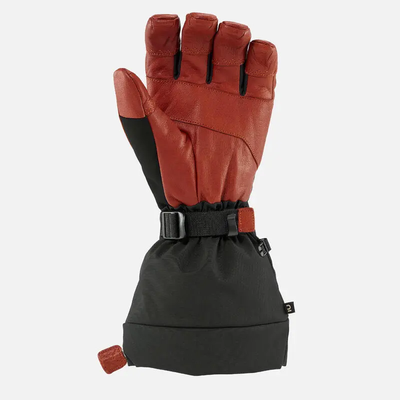 WEDZE GUANTES DE ESQUÍ FREERIDE ADULTO CÁLIDOS IMPERMEABLES Y LARGOS - 900 MARRÓN NEGRO - Imagen 3